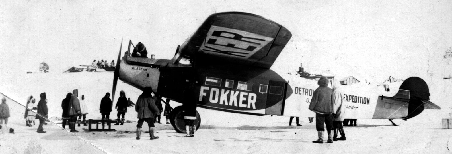 1926: The Alaskan ready to take off on the Wilkins-Arctic Detroit Mission